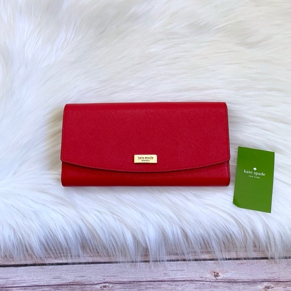 kate spade Handbags - Kate Spade Laurel Way Hot Chili Caia Wallet